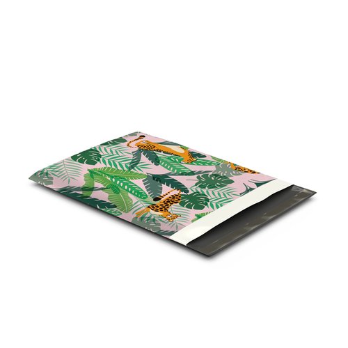 10x13 (100) Cheetahs Designer Poly Mailers Shipping Envelopes Premium Printed Bags (Pack of 2)