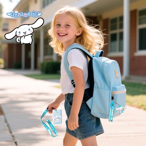 ALFUN Cute Stationery Kawaii School Supplies Stuff Set, Includs Gel Pens Stickers Keychain Notebook Pins Badge Holder Lanyard Sticky Note Bookmark Ruler