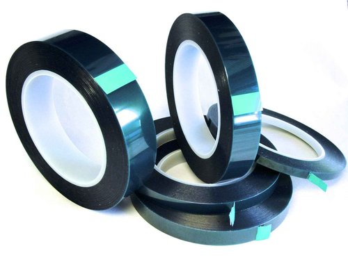 5 Roll High Temp Masking Tape Kit for Powder Coating, Painting, Hydrodip, Sublimation - Green Polyester 1/4", 3/8", 1/2", 3/4" & 1"