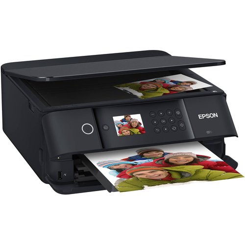 Epson Expression Premium XP-6100 Wireless Color Photo All-in-One Printer - Print, Copy, Scan - 15.8 ppm, 5760 x 1440 dpi, Borderless Photo Duplex Printing, Voice-Activated, Printable CD/DVD