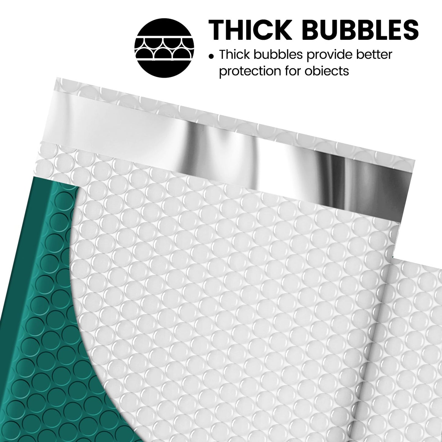 Fuxury Bubble Mailer 6x10 Inch 600 Pack Forest Green Bubble Mailers Bulk Thick Padded Envelopes Usable Size 6x9" Water Resistant Mailers Shipping Envelopes for Small Business Mailing, #0