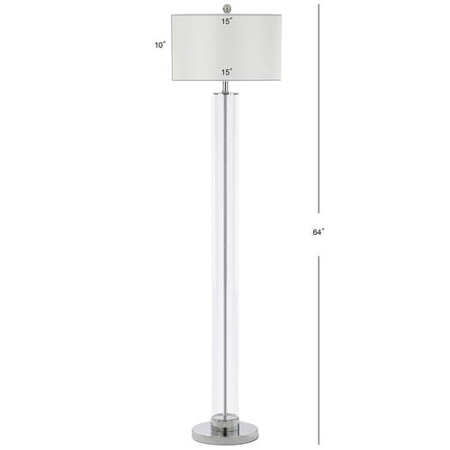 Safavieh Lighting Collection Lovato 64" Clear Floor Lamp