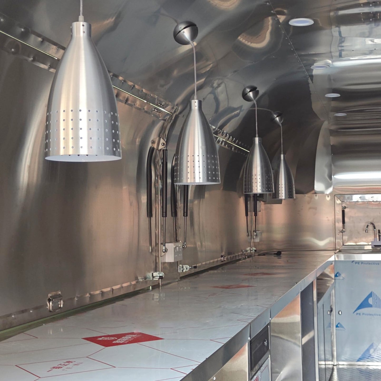 Food Trailers for Sale, Custom Mobile Food Truck & Snack Cart Combo, Commercial Catering Trailer for Burger, BBQ & Street Food Business