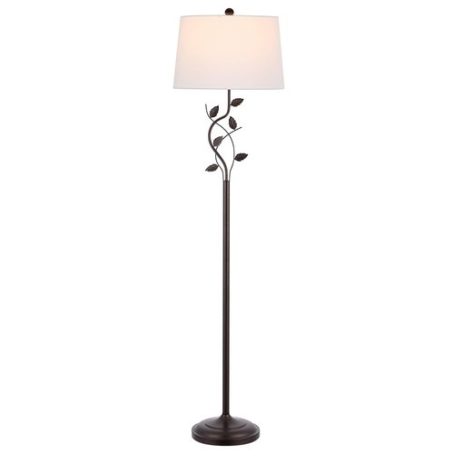 Safavieh Lighting Collection Rudy 62-inch Black Iron Floor Lamp (LED Bulb Included)
