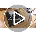 Baroyal Office Chair Mat for Hardwood and Tile Floors - Espresso, 36x48 Inches