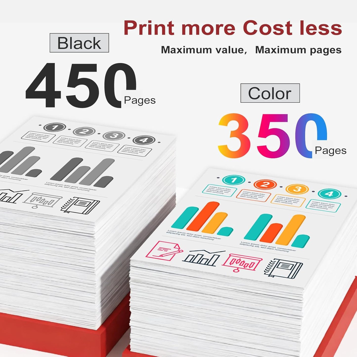 Canon PG-275 & CL-276 XL Ink Cartridge Combo - High-Quality Replacement for PIXMA Printers