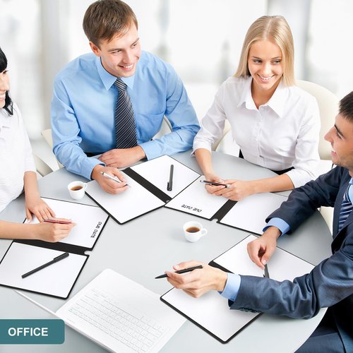 Seajan 12 Pack Whiteboard Notebook Operation Christmas Supplies Portable Dry Erase Notebook 6.5 x 9.5'' Erasable Board with Pen for Business Office Workers Meeting Record Employee Training