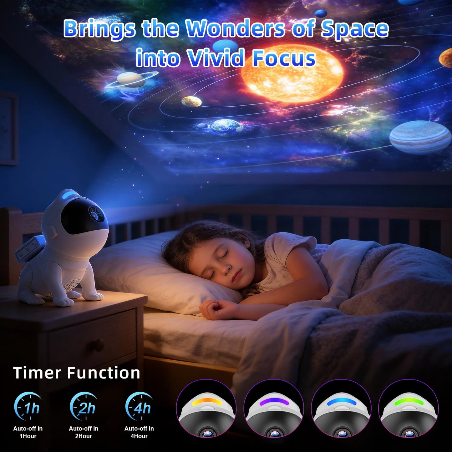 Galaxy Projector Pro for Bedroom,HD 13 in 1 Film Discs Planetarium Star Projector Galaxy Light with Timer,White Noise,Bluetooth,Remote Control,LED Space Galaxy Lamp Room Decor for Bedroom Adults Kids