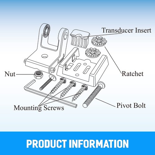 ArcViar XNT Transducer Mount, 7400931 Transducer Bracket for MHX XNT Model Transducer Mounting Plate, Fish Finder Mount & Transducer Mounting Arm for XHS Model Transducers