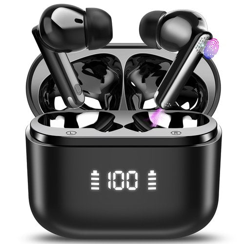 Thunelec Ai Translation Earbuds Real Time with Audio and Video Calls, 3-in-1 Buletooth 5.3 Translator Earbuds with 6 Translation Modes/164 Languages/No Subscription Required, 48H Headphones Translator