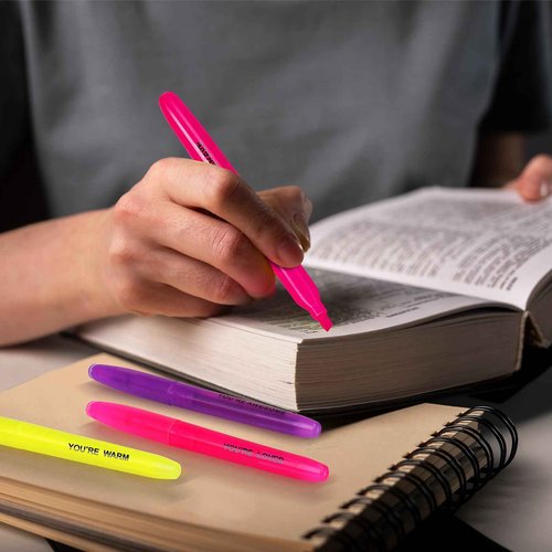 Tcevily 240 Pcs Highlighter Bulk, Back to School Students Gift Motivational Highlighter Markers Inspirational Chisel Tip Highlighters Pens Bundle for School Party Favors (240)