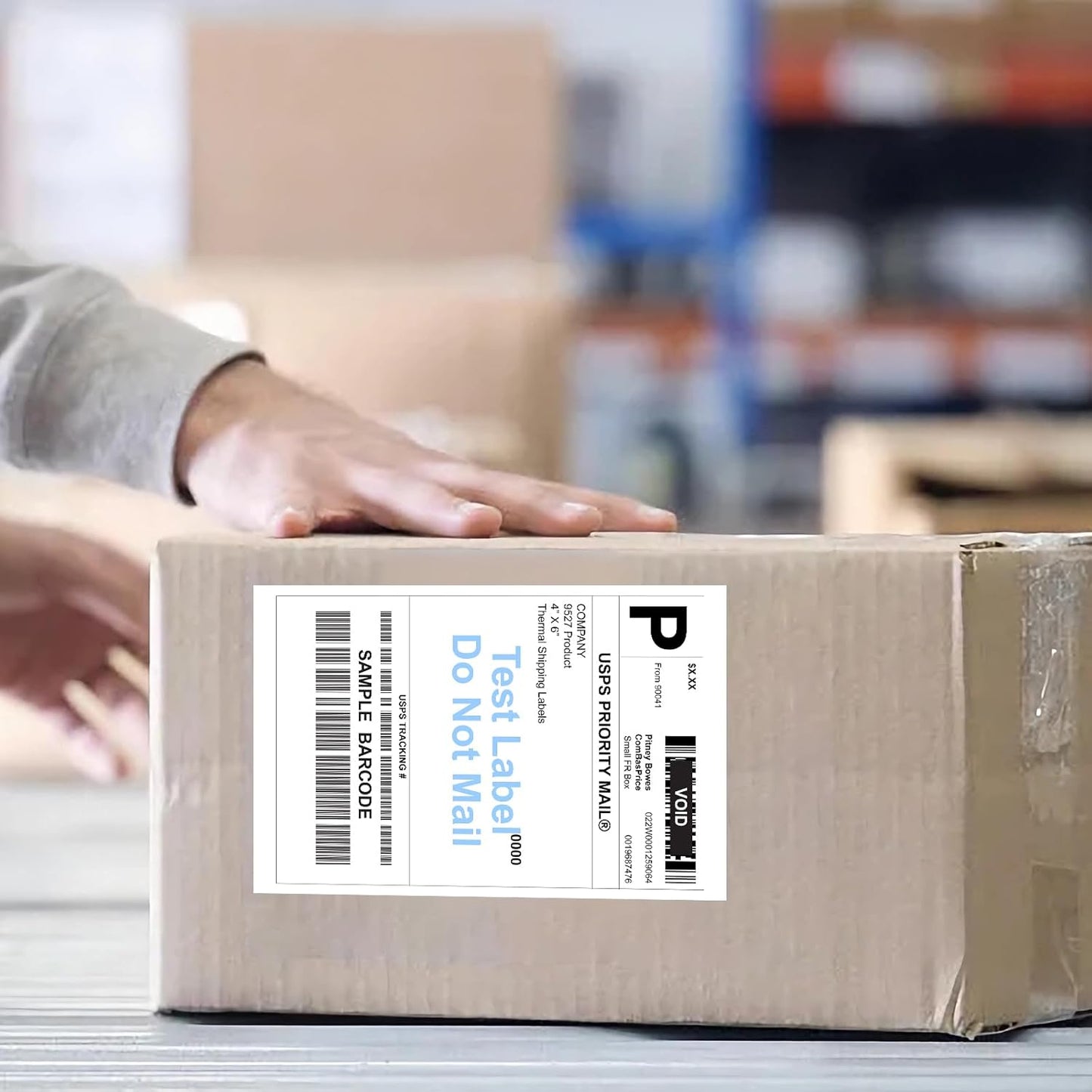 Zebra 4x6 Direct Thermal Shipping Labels - 250 Labels per Roll | 40 Rolls Total 10,000 Labels