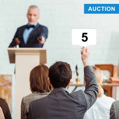 PATIKIL 24 Pieces 10x8 Inch Dry Erase Answer Paddles Handheld Double Sided Whiteboard Auction Paddles for Office Classroom Games Party