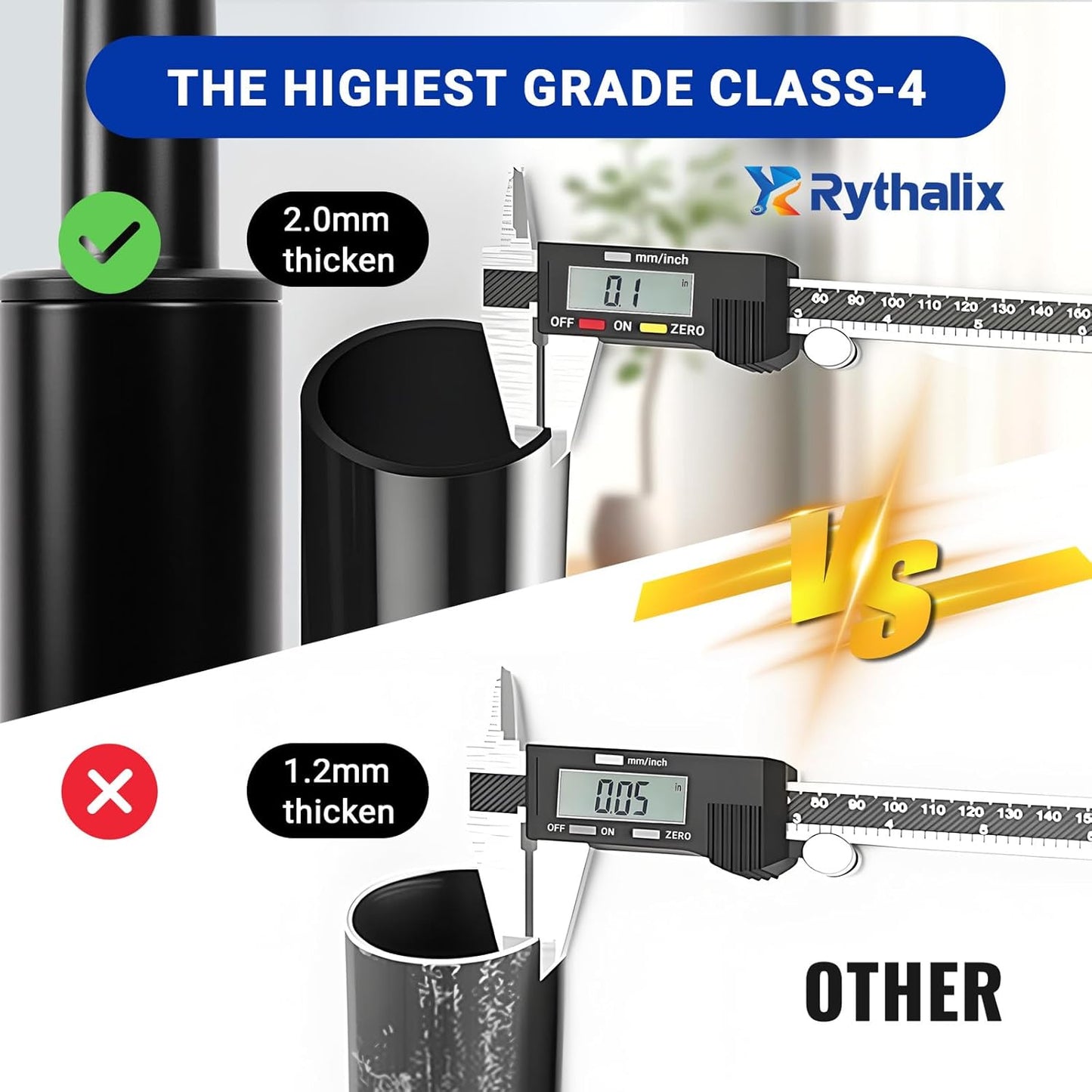 Skiennix Office Chair Gas Cylinder Replacement Kit - 11" to 16.5" Height, Heavy Duty Hydraulic Piston with Tools & Instructions