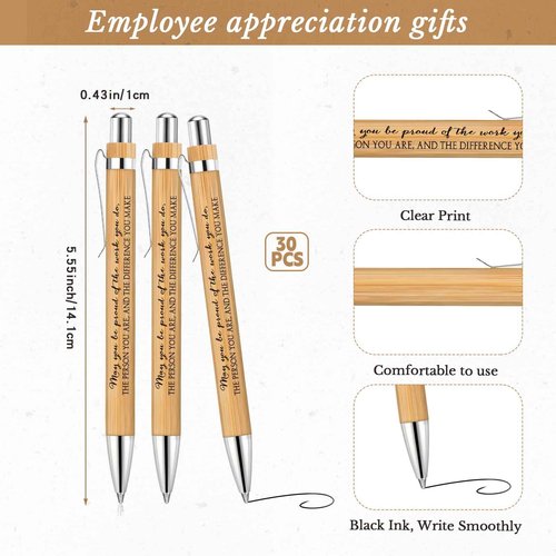 60 Pcs Employee Appreciation Notebooks Gifts 2025 Planner Journal with Motivational Pens Customer Service Week 2025 Thank You Gifts Bulk for Teacher Team Coworker Volunteer