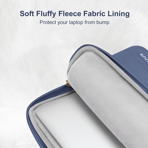 MOSISO Laptop Case - 16 Inch & 15-15.6 Inch Puffy Sleeve for MacBook Pro & More | Lavender Gray