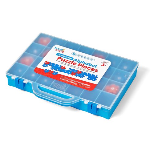 hand2mind Lowercase Alphabet Puzzle Pieces, Spelling Toys for Kids 3-5, Word Building Puzzles, Letter Recognition for Preschoolers, Toddler ABC Learning Toys, Science of Reading Manipulatives