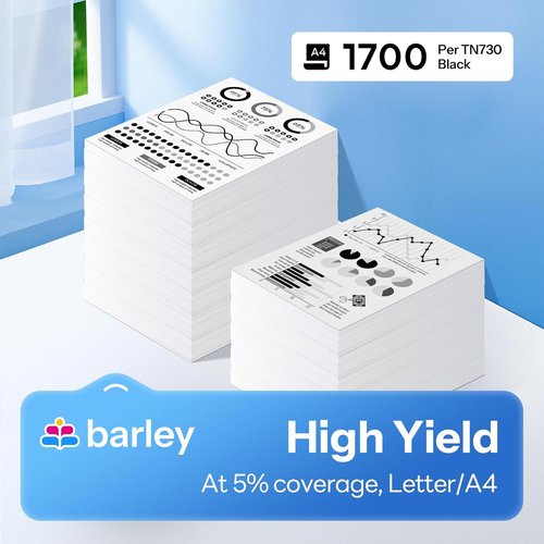 Brother TN730 Toner Cartridge - High-Quality Black Replacement for DCP-L2550DW & MFC-L2750DW | 2-Pack
