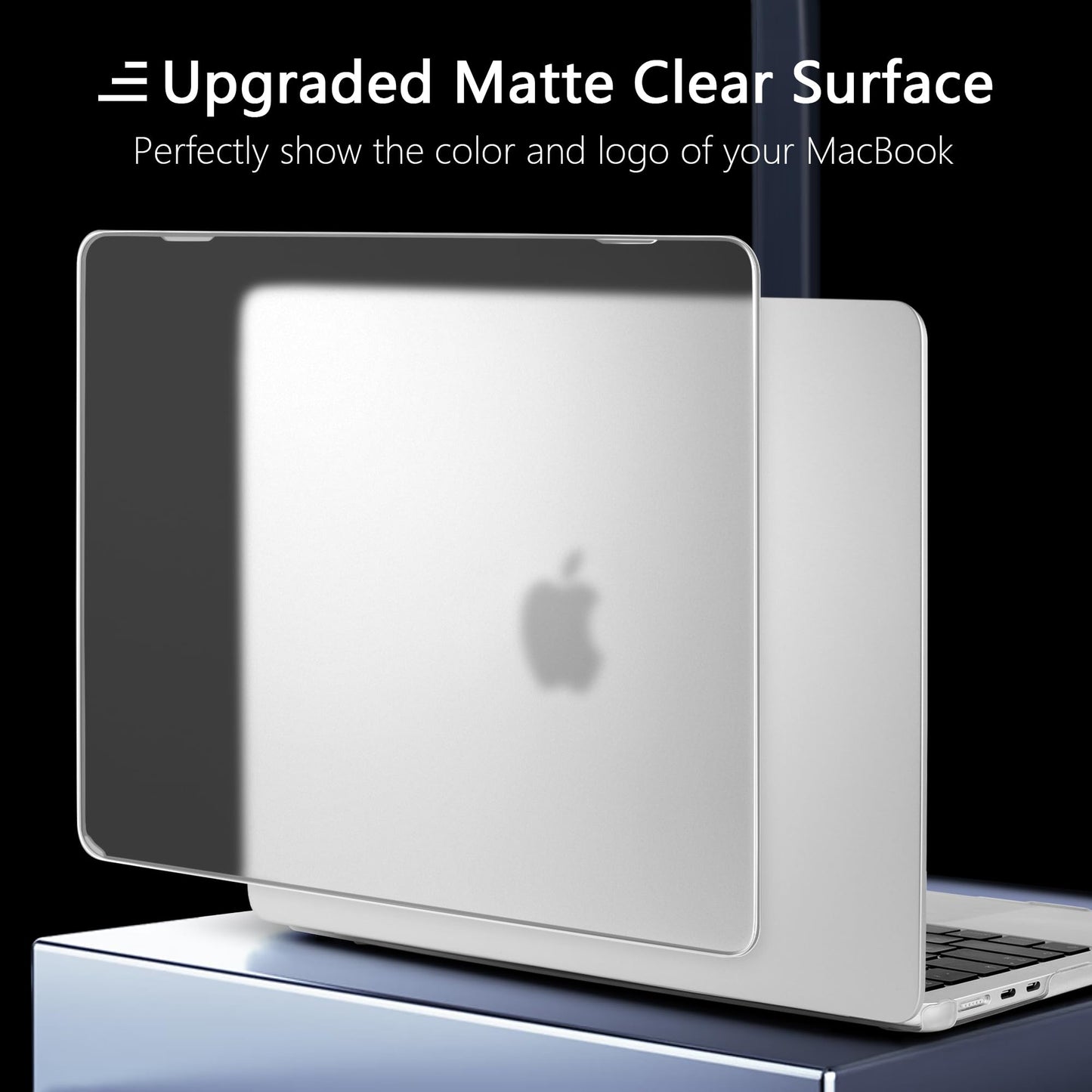 Batianda 4-in-1 Bundle for New MacBook Neo 13 inch Case 2026 Release Model A3404, 1.2mm Ultra-Slim Nano-Coated Matte Hard Shell Cover with Matched Keyboard Skin, Screen Protector, Translucent