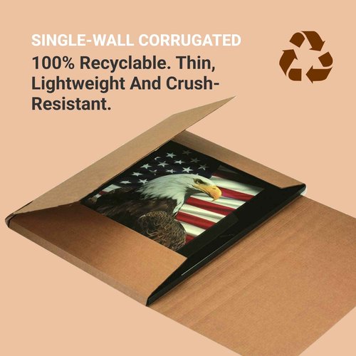 AVIDITI Medium Shipping Boxes 15"L x 11.125"W x 2"H, 50-Pack | Foldable Corrugated Cardboard Crush-Proof Box for Shipping, Packing, Moving and Storage