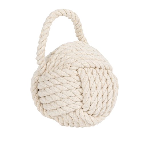 Creative Co-Op Nautical Rope Knot Door Stop