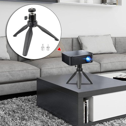 DR.J Mini Projector Tripod Mount - Universal Compatibility with DBPOWER, Anker, AAXA & More