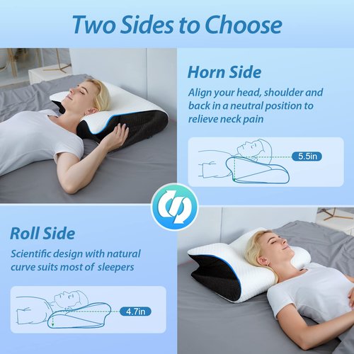 HOMCA Donut Pillow hemmoroid Cushion for Office Chair,Sciatica Pain Relief for Sitting,Premium Memory Foam Wheelchair Cushions for Pressure Relief,Tailbone Pain Car Seat