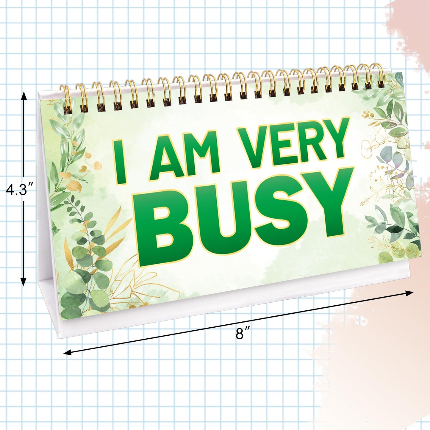 Fancy Land Flip Desk Signs with 30 Funny Flip Over Messages Funny Desk Accessories for Office Work Novelty Desktop Decor Gifts for Coworkers Colleagues Staff Office Desk Supplies