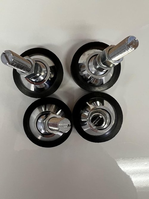 Skiennix Adjustable Alloy Steel Feet - Package of 4 for Floor Scale/Platform | 1/2-20 Size