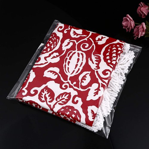 Morepack Self-Sealing Cellophane Bags - 200 Pcs Clear Resealable 8x12 Inches for Easy Packaging
