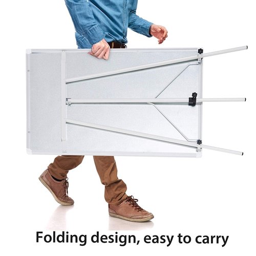 DexBoard 36" x 24" Magnetic Dry Erase Easel Board with Adjustable Tripod Stand – Portable Whiteboard for Office, Classroom & Presentations – Includes Flipchart Paper, Magnets & Eraser
