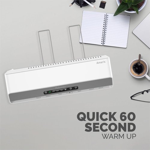 Fellowes Amaris 125 Laminator Machine - 12.5" Width for School & Office Use | Includes 10 Jam-Free Sheets