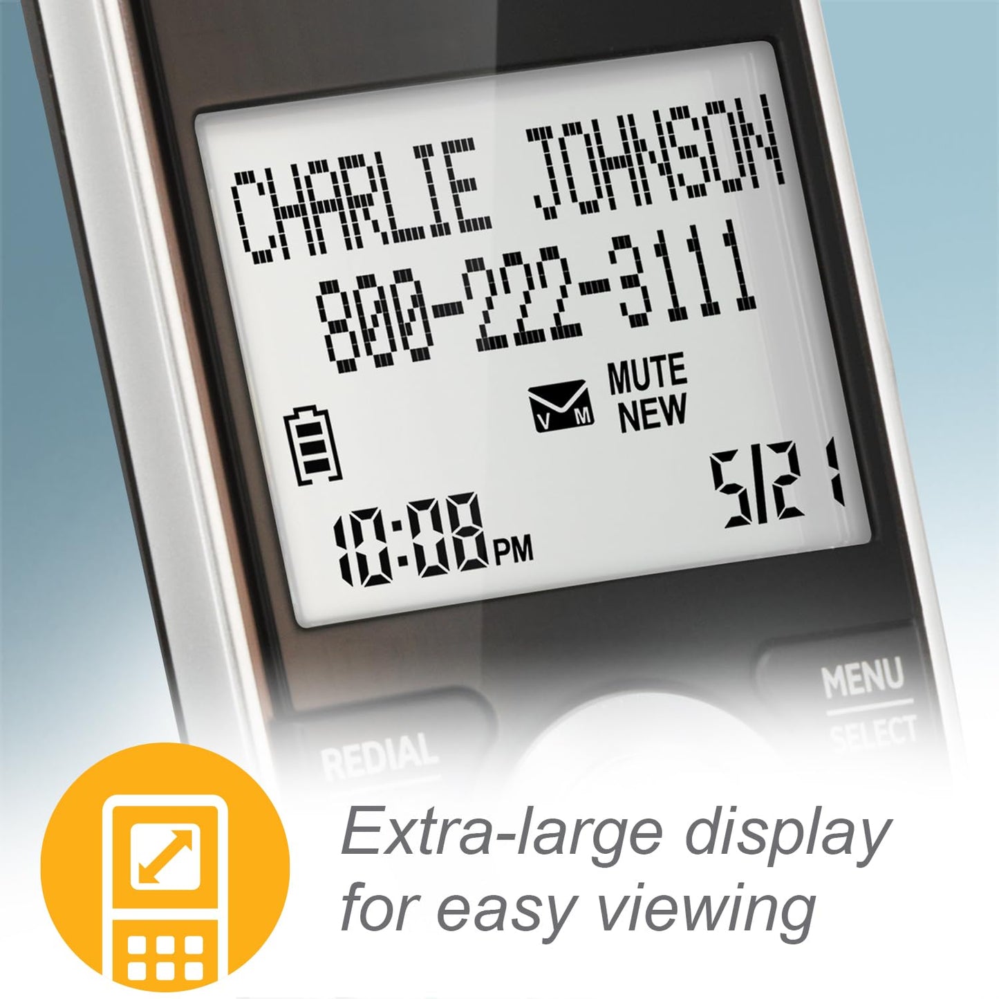 AT&T CL82207 DECT 6.0 2-Handset Cordless Phone for Home with Answering Machine, Call Blocking, Caller ID Announcer, Intercom and Unsurpassed Range, Silver