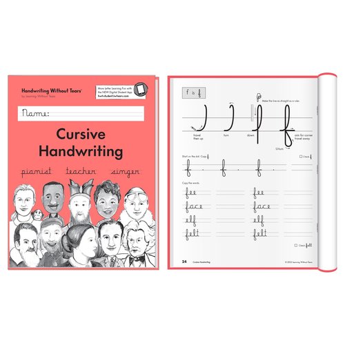 Handwriting Without Tears, 3rd Grade Cursive Bundle - Includes Cursive Handwriting, Writing Journal, Teacher's Guide, and Cursive Alphabet Desk Strips