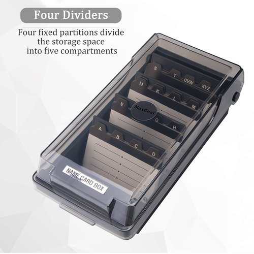 MaxGear Index Cards & Organizer Set
