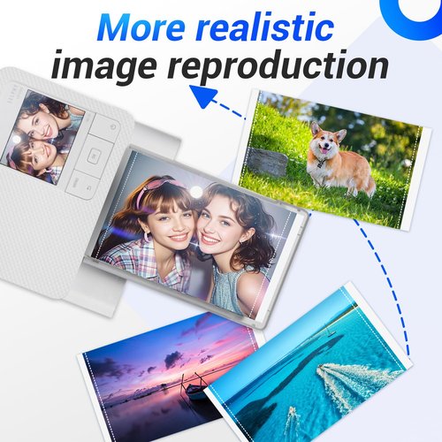 Compatible with Canon Selphy CP1500 CP1300 Ink and Paper, 4x6 Inch KP-108IN KP108 for Selphy CP1500 CP1300 CP1200 CP1000 CP910 CP900 CP810, 100mm x148 mm (1 Ink +36 Sheets Photo Paper)