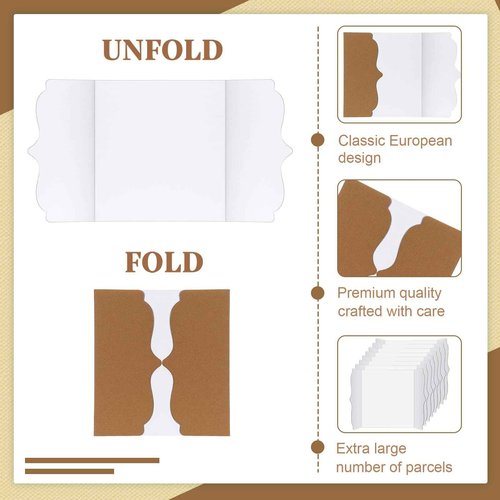 Geyee 20 Pcs Trifold Poster Board Bulk 36 x 48 Inch Foldable Presentation Display Science Project Board for Back to School Bulletin Business Projects Exhibition Supplies
