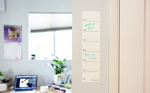 Three by Three Seattle up·date!™ Silicone Weekly Planner: Streamline Your Week with Reusable Dry-Erase Design, 2 Pack