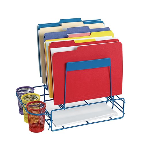 Really Good Stuff Desktop Secretary - File and Supplies Organizer