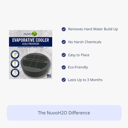 NuvoH2O Evaporative Cooler Scale Preventer Puck - Citrus Boost Formula Reduces Limescale - Lasts 3 Months