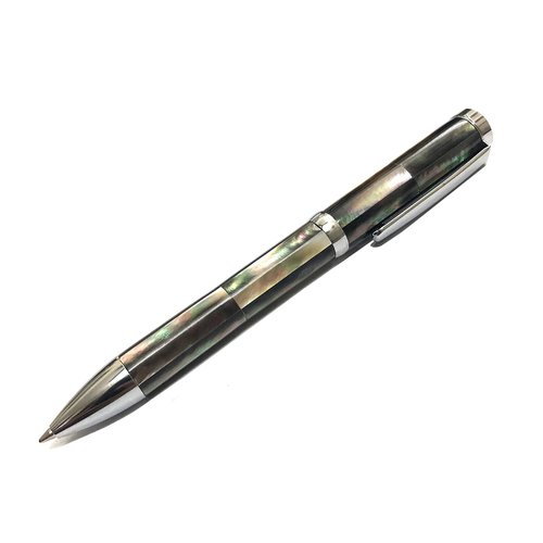 HHA Handmade mother of pearl ballpen from Vietnam - ideal gift for man/woman at work (grey)