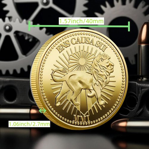 TYMLINYU John Wick Continental Coin Collectible Metal Souvenir Coin