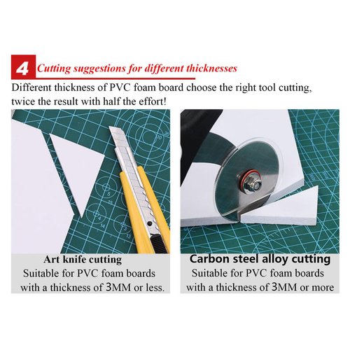 5-Pack 5mm White PVC Foam Boards,Lightweight & Durable Sheets for DIY Crafts, Model Building, Signage & Outdoor Displays(0.5X20X30Cm)