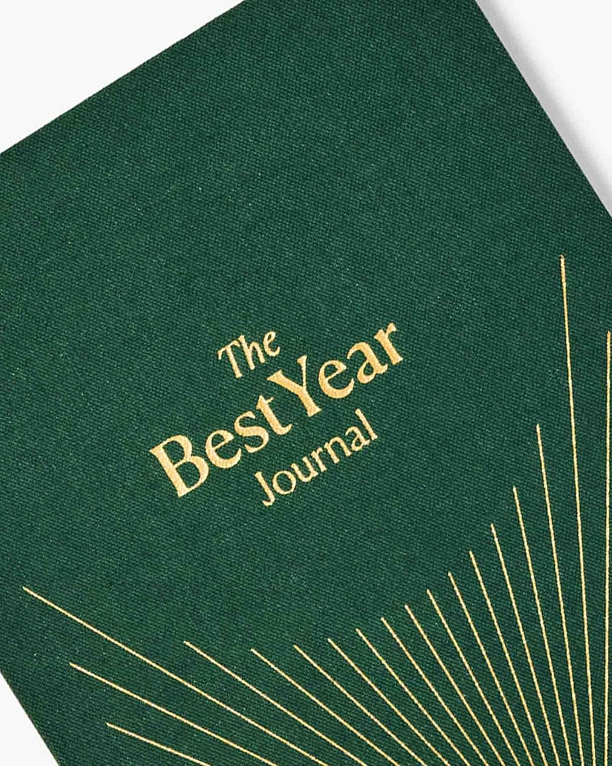 Best Year Journal - Essential One Year Self-Growth Planner | Green Color