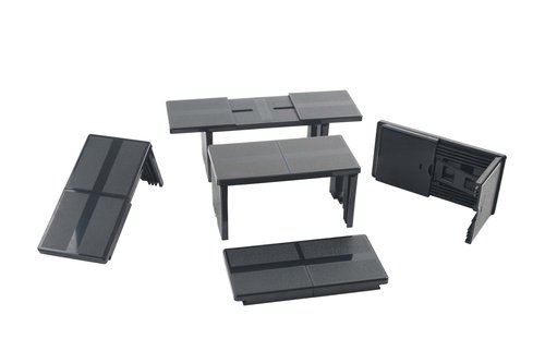 Portable Travel Footrest Black Made in USA