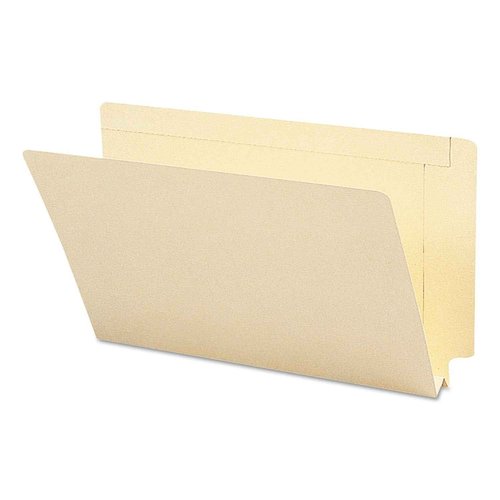 Smead End Tab File Folder, Reinforced Straight-Cut Tab, 1-1/2" Expansion, Legal Size, Manila, 50 per Box (27275)