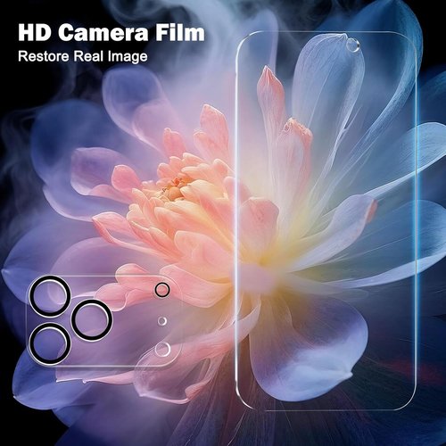 PEHAEL Privacy Screen Protector for iPhone 17 Pro Max - Full Coverage Anti-Spy Glass with Camera Lens Protector | 9H Hardness, Easy Installation, Bubble Free