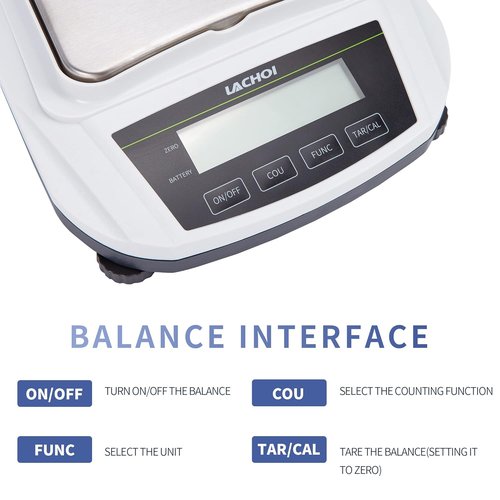 Lab Scale - 2000g High Precision Analytical Balance | 0.01g Accuracy Digital Gram Scale