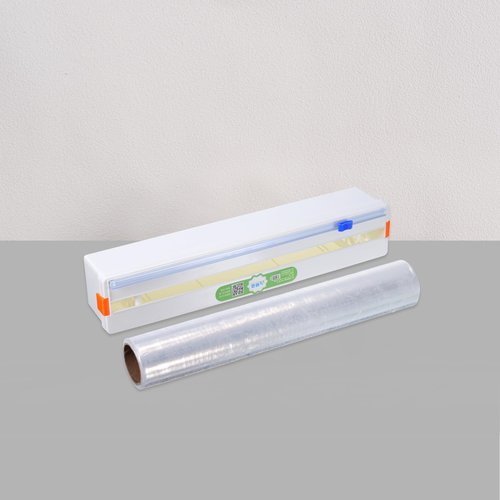 PATIKIL 4pcs Plastic Wrap Cutter, 19in Plastic Wrap Slide Cutter Snap Card Slot Installation Replacement for Aluminum Foil Wax Paper Parchment Paper Wrap Dispenser, Blue