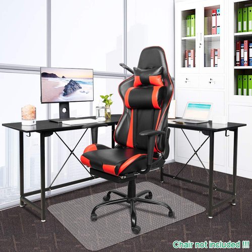 Winado Office Chair Mat for Carpet, 36"x48" Non-Slip Under Computer Desk Chair Carpet Protector, Heavy Duty Clear Plastic Chair Mats for Rolling Gaming and Work Chairs (90 * 120 * 0.2cm)